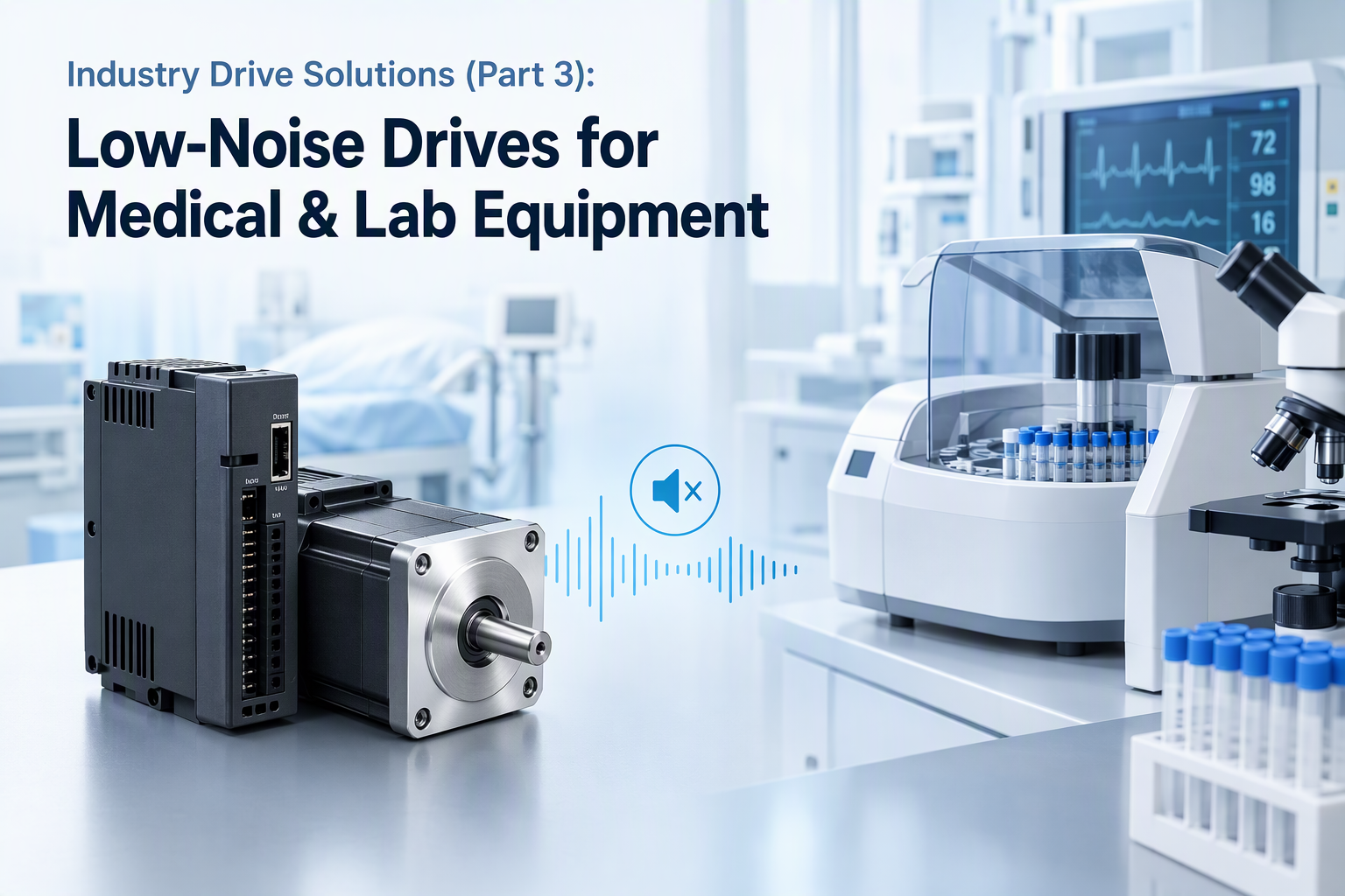 Industry Drive Solutions (Part 3): Low-Noise Drives for Medical & Lab Equipment