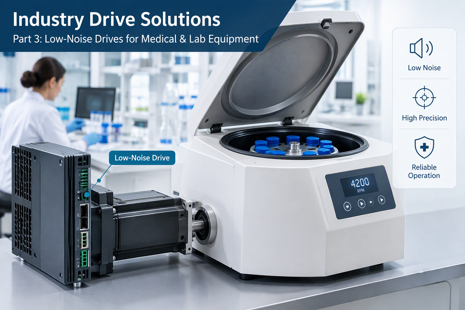 Industry Drive Solutions (Part 3): Low-Noise Drives for Medical & Lab Equipment