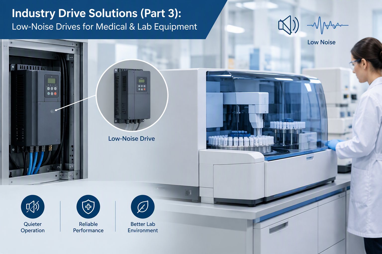 Industry Drive Solutions (Part 3): Low-Noise Drives for Medical & Lab Equipment