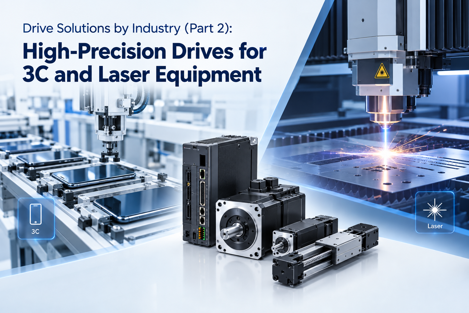 Drive Solutions by Industry (Part 2): High-Precision Drives for 3C and Laser Equipment